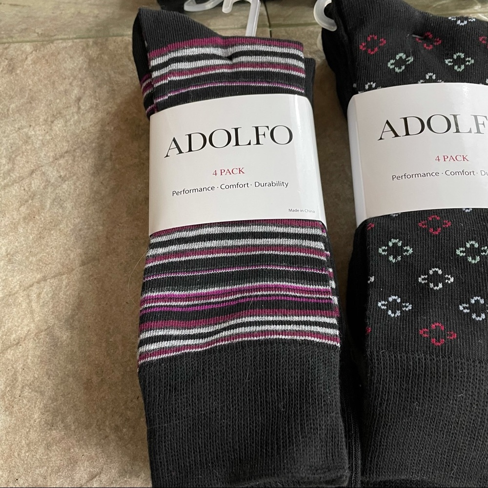 🌻4 packs of men’s NWT Adolfo socks (16 total) - Picture 10 of 10